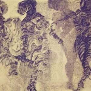 CUBAN DANCERS (photolithography)